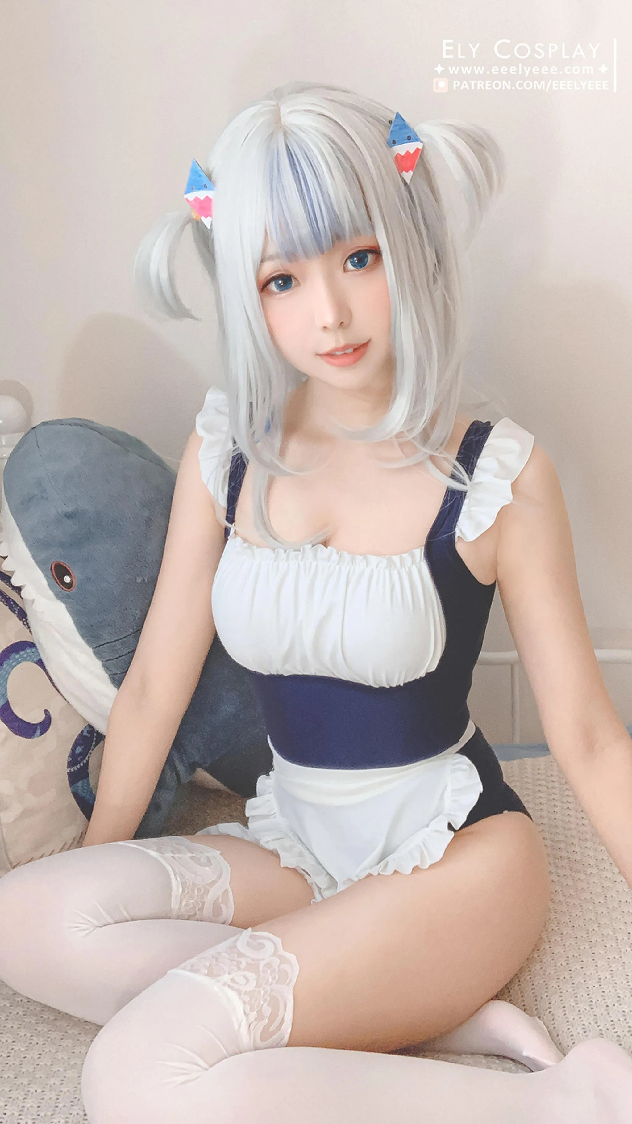 ElyEE子 – NO.71 噶呜·古拉小鲨鲨 泳装 [19P]插图4